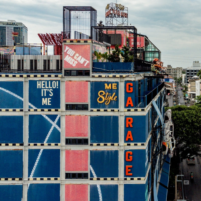 MeStyle Garage Hotel Aerial